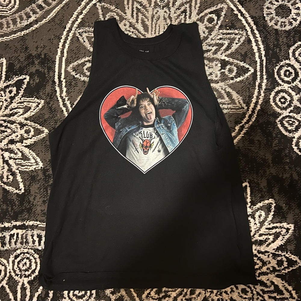 Vera’s Eyecandy Stranger Things Eddie Munson Tank Top XL